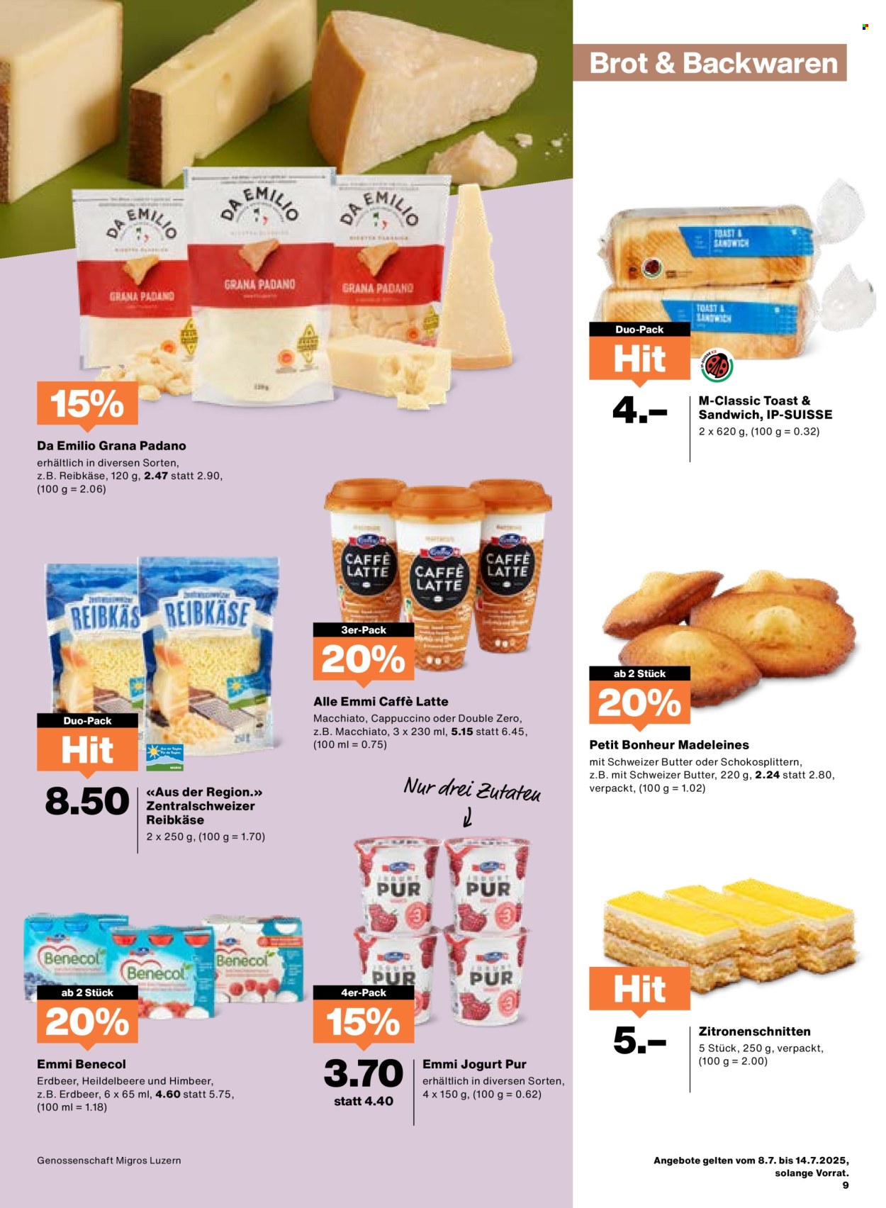 Volantino Migros - 8.7.2025 - 14.7.2025. Pagina 9
