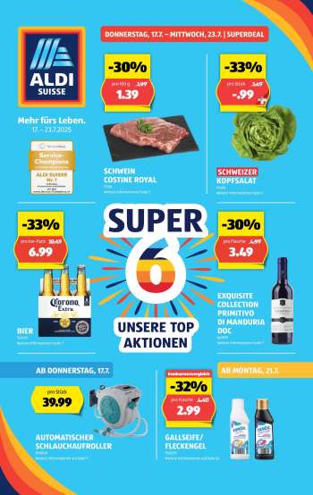 Volantino Aldi - 17.7.2025 - 23.7.2025.