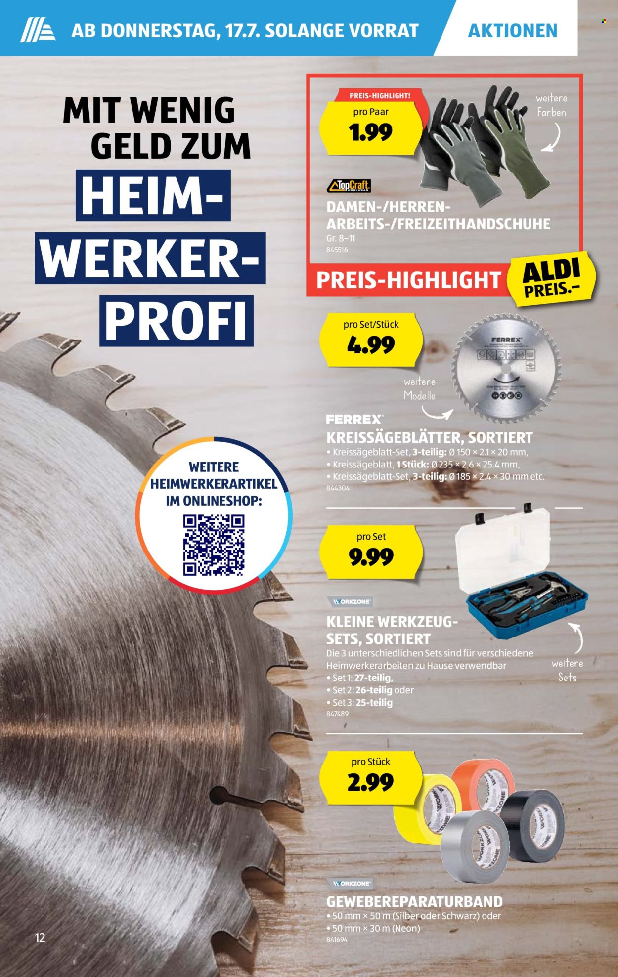 Prospekt Aldi - 17.7.2025 - 23.7.2025. Seite 12