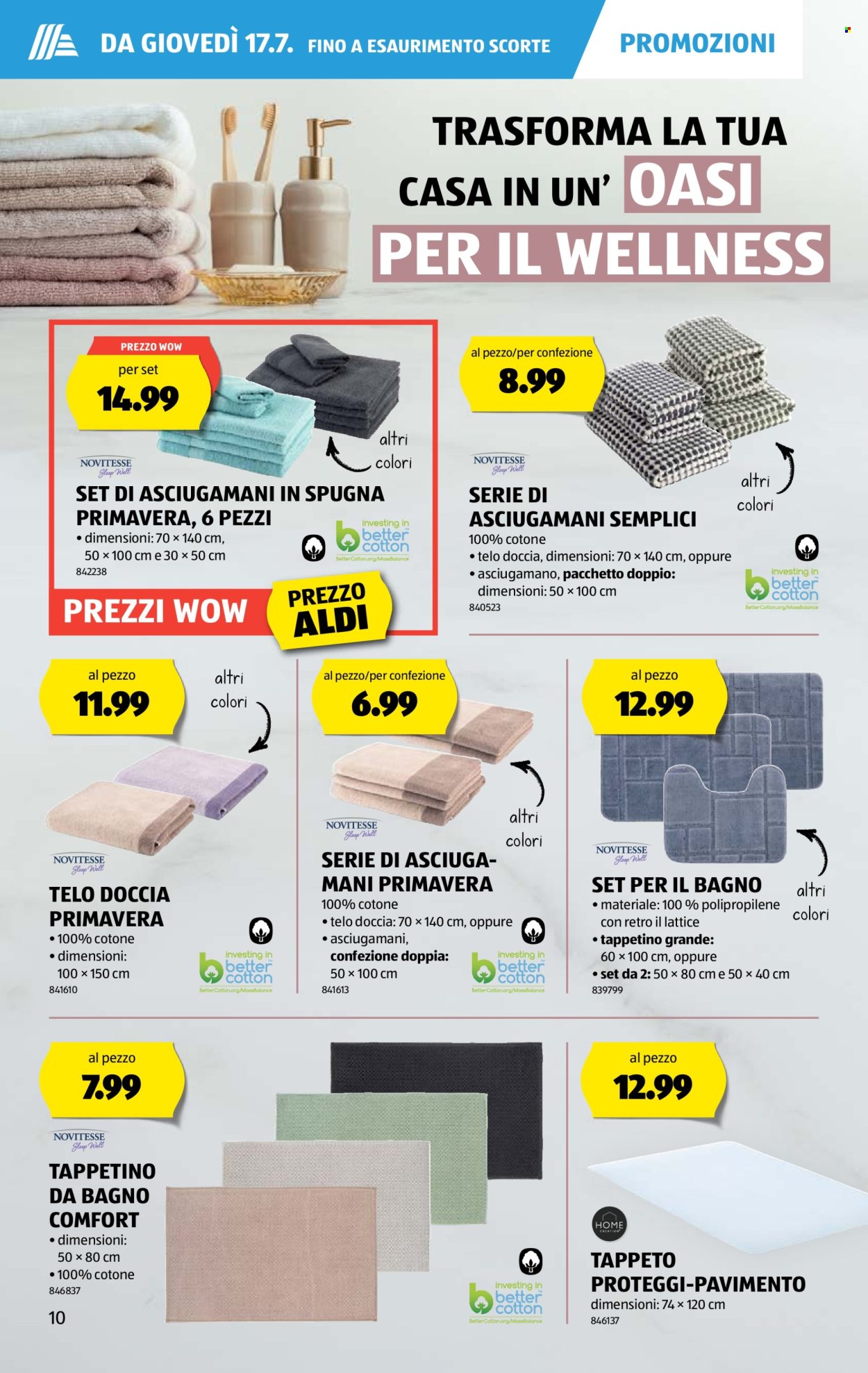 Volantino Aldi - 17.7.2025 - 23.7.2025. Pagina 10