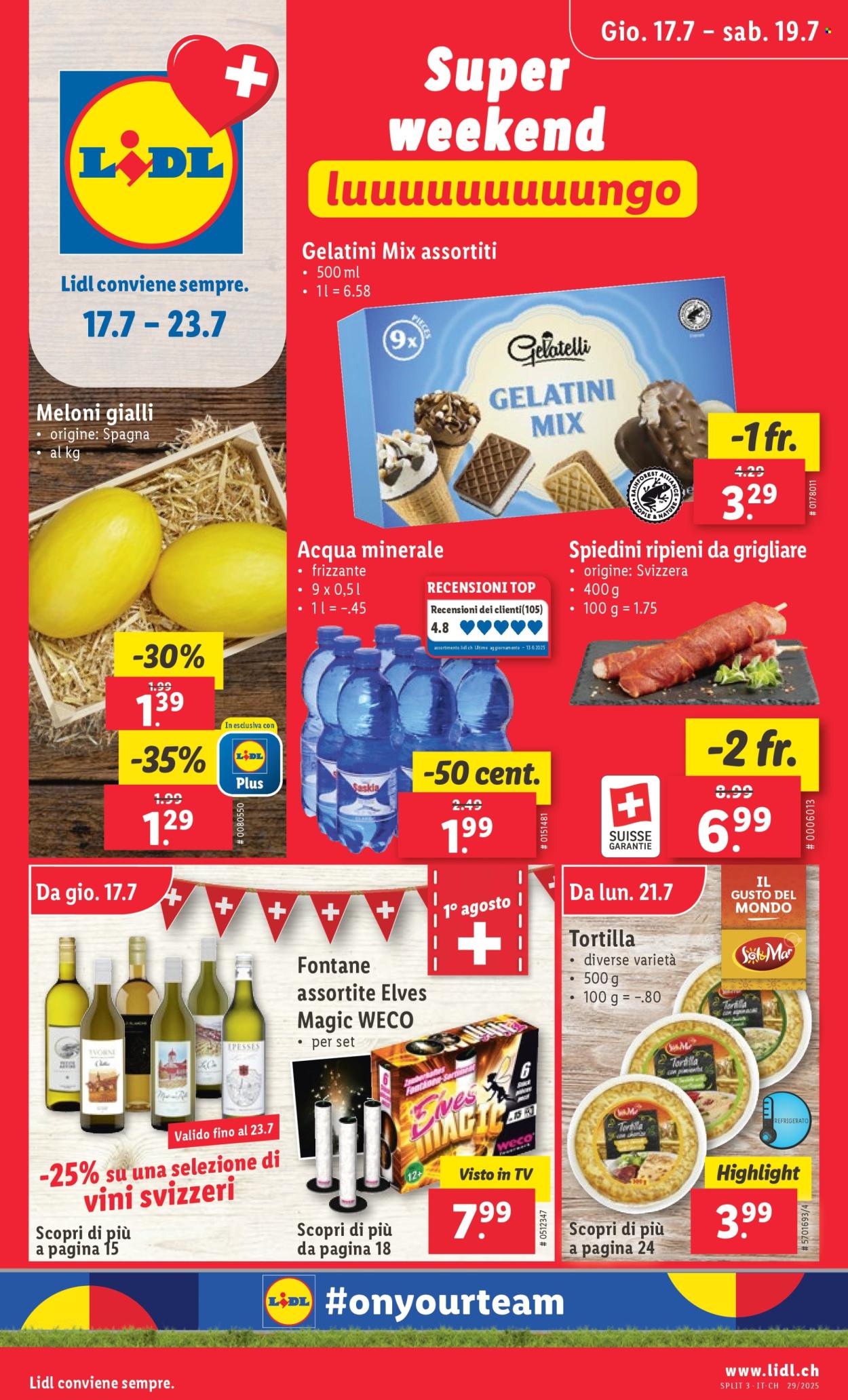 Volantino Lidl - 17.7.2025 - 23.7.2025. Pagina 1