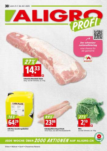 Prospekte ALIGRO - 21.7.2025 - 26.7.2025.