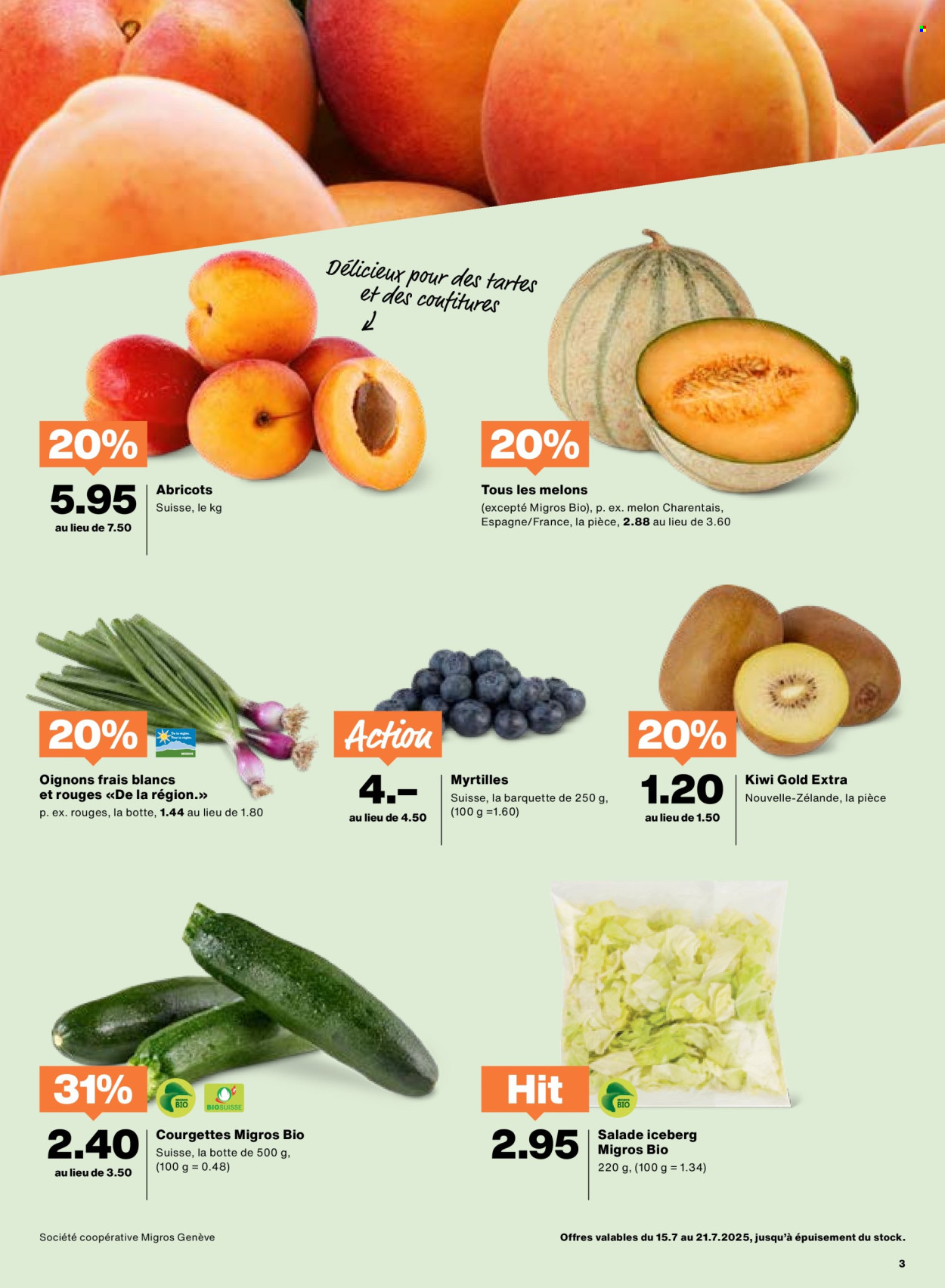 Volantino Migros - 15.7.2025 - 21.7.2025. Pagina 3
