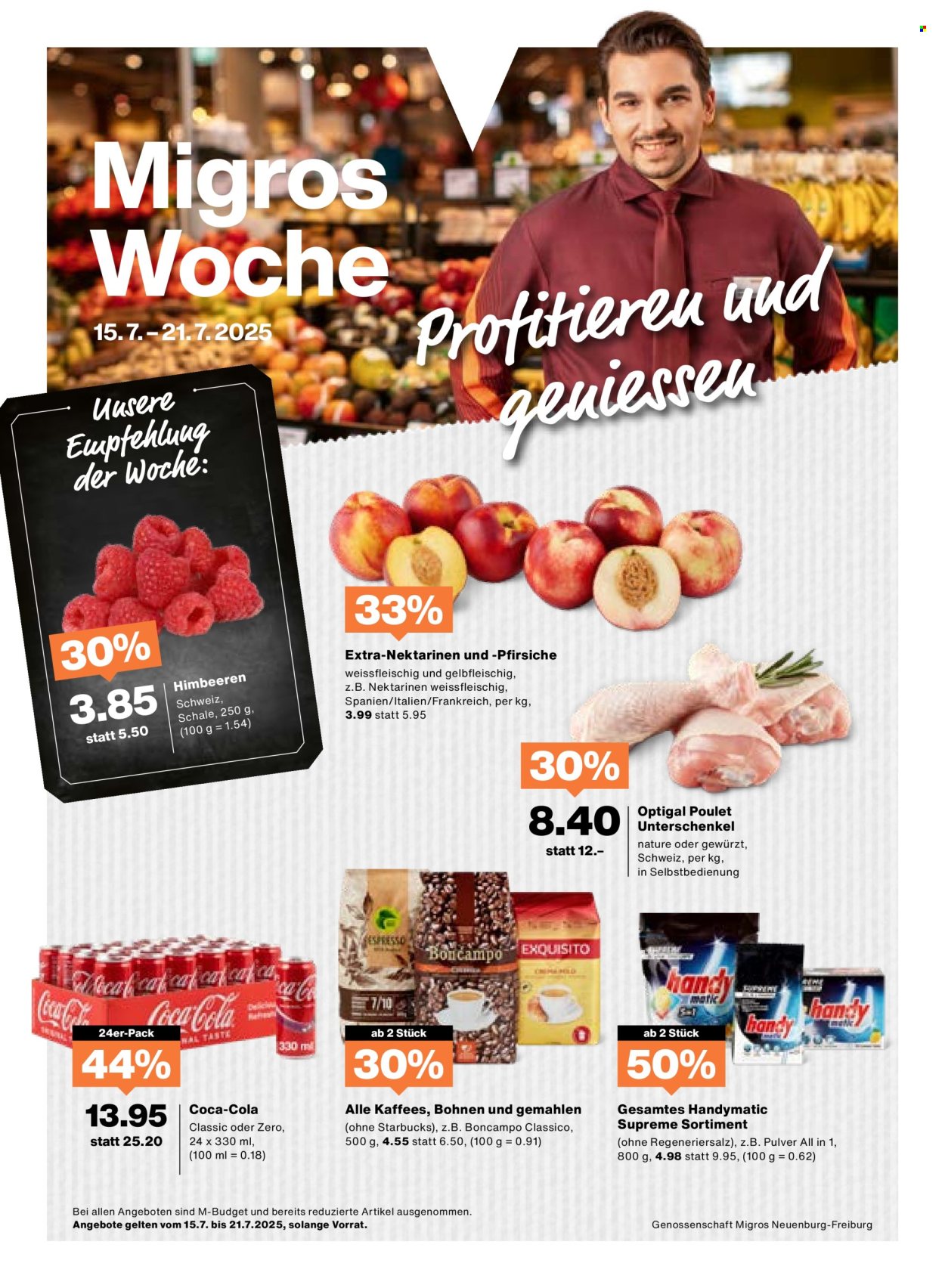 Volantino Migros - 15.7.2025 - 21.7.2025. Pagina 1