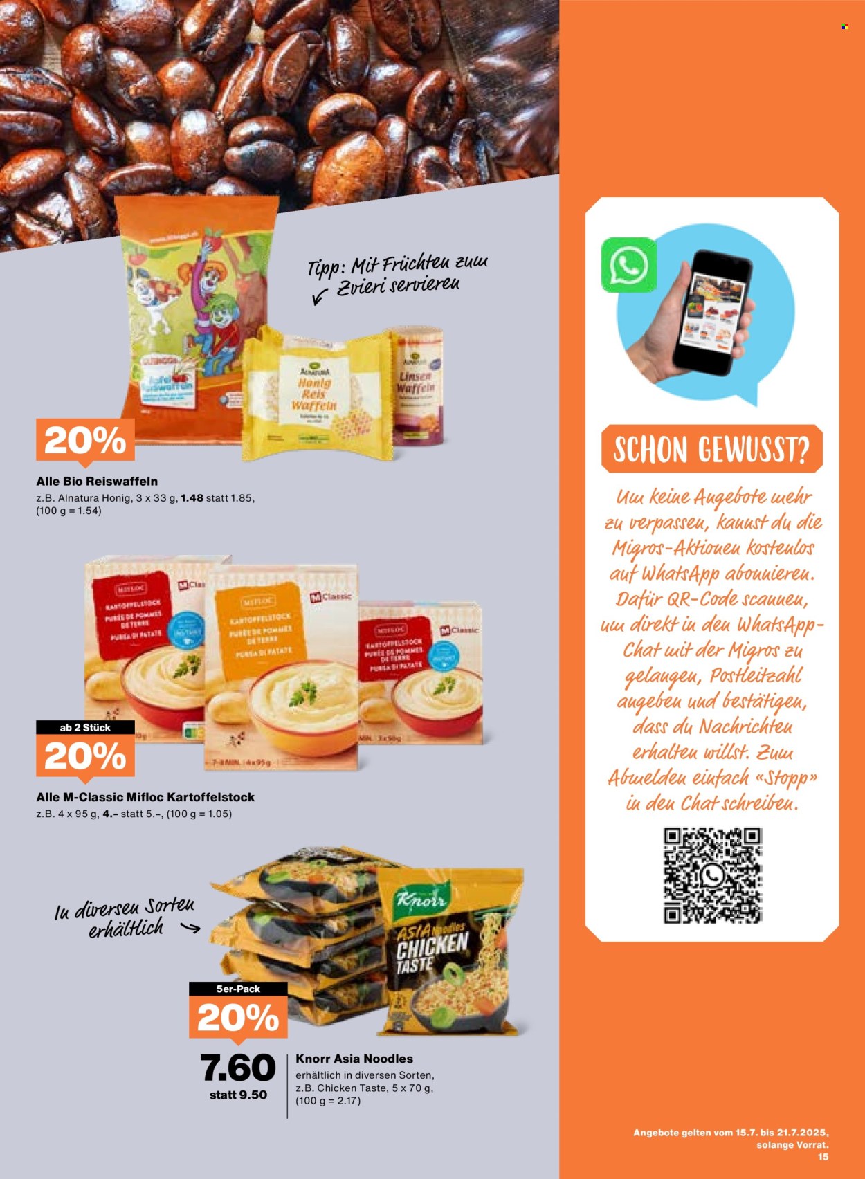 Volantino Migros - 15.7.2025 - 21.7.2025. Pagina 15