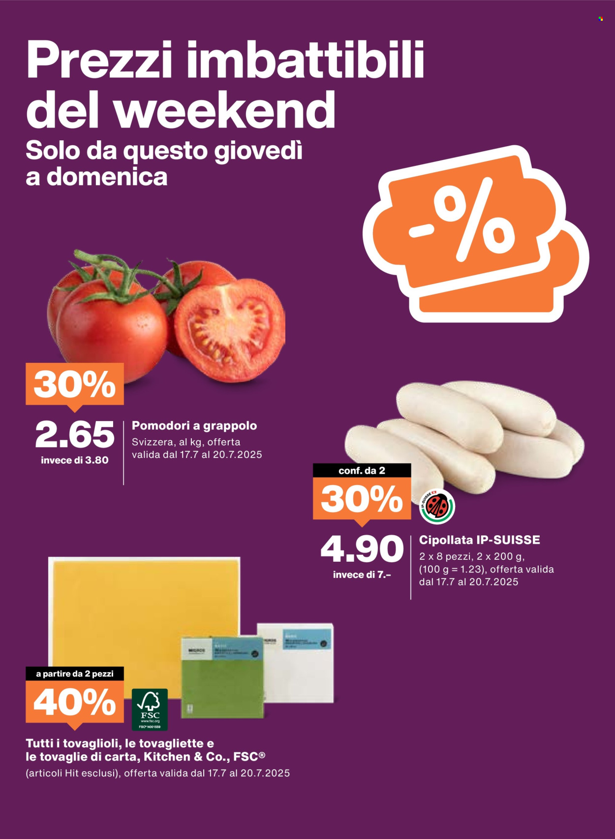 Volantino Migros - 15.7.2025 - 21.7.2025. Pagina 20