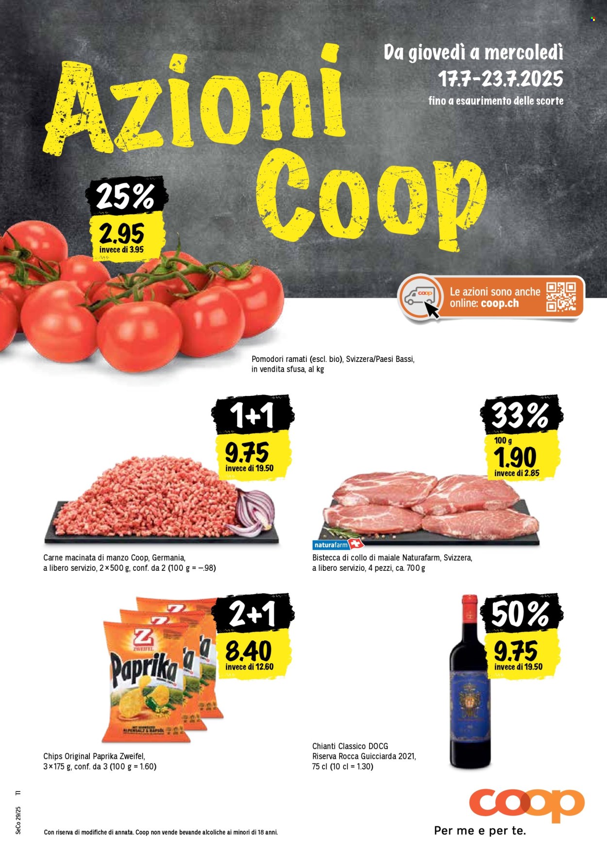 Volantino Coop - 17.7.2025 - 23.7.2025. Pagina 1