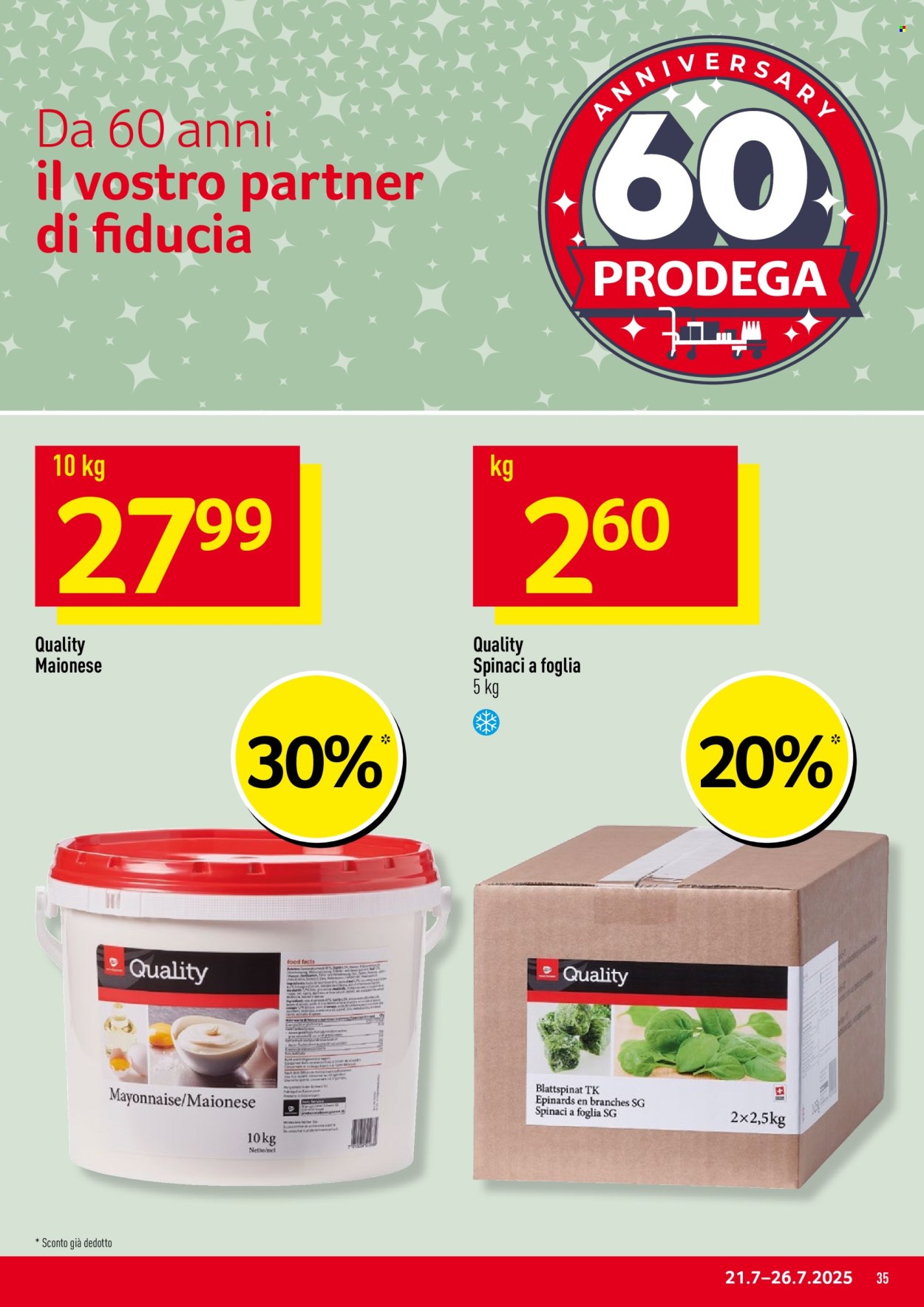 Volantino Prodega - 21.7.2025 - 26.7.2025. Pagina 35