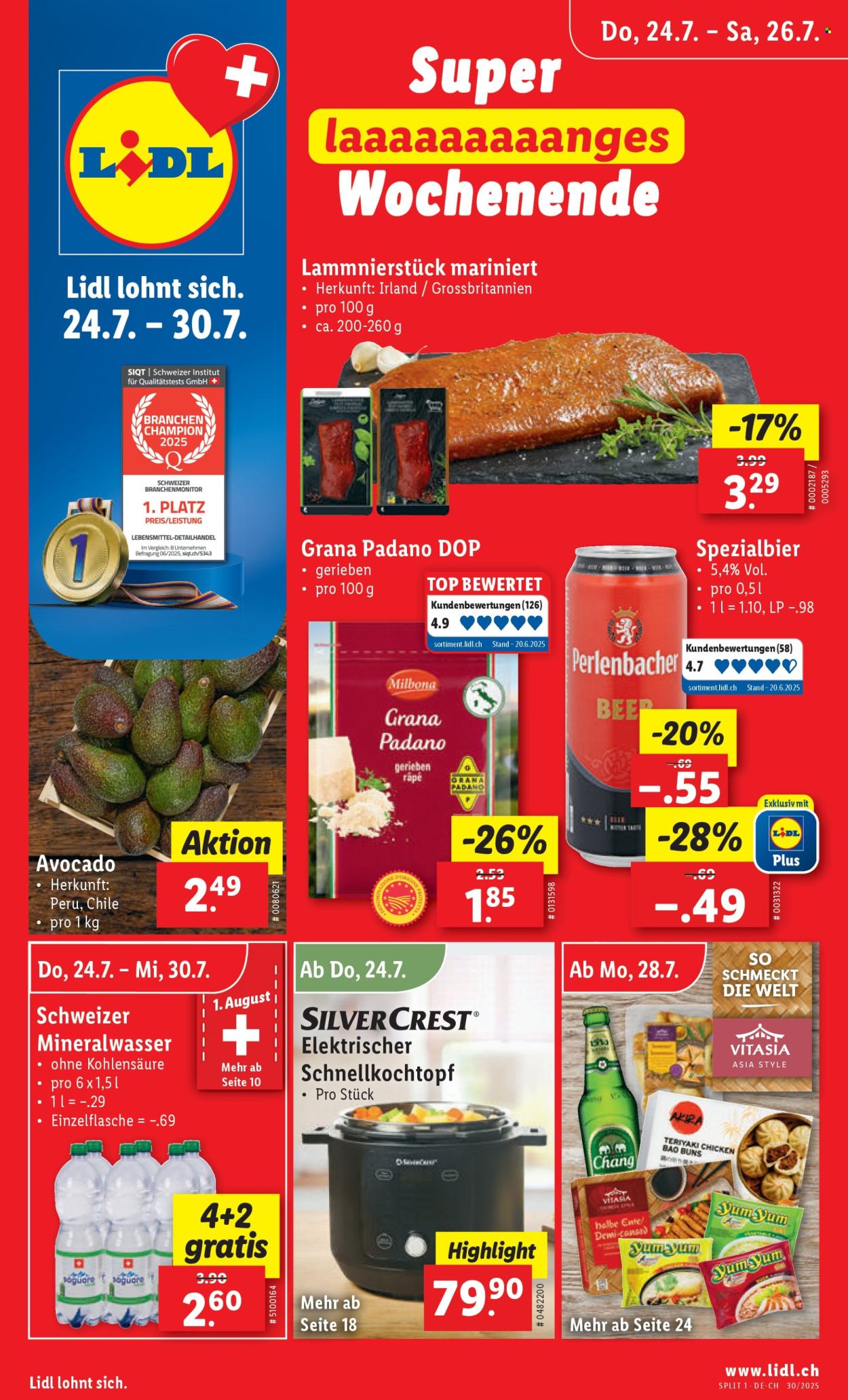 Volantino Lidl - 24.7.2025 - 30.7.2025. Pagina 1