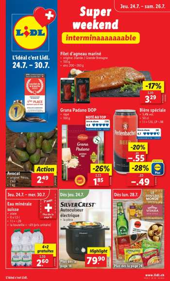 Prospekte Lidl - 24.7.2025 - 30.7.2025.