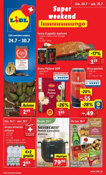 Prospekte Lidl - 24.7.2025 - 30.7.2025.