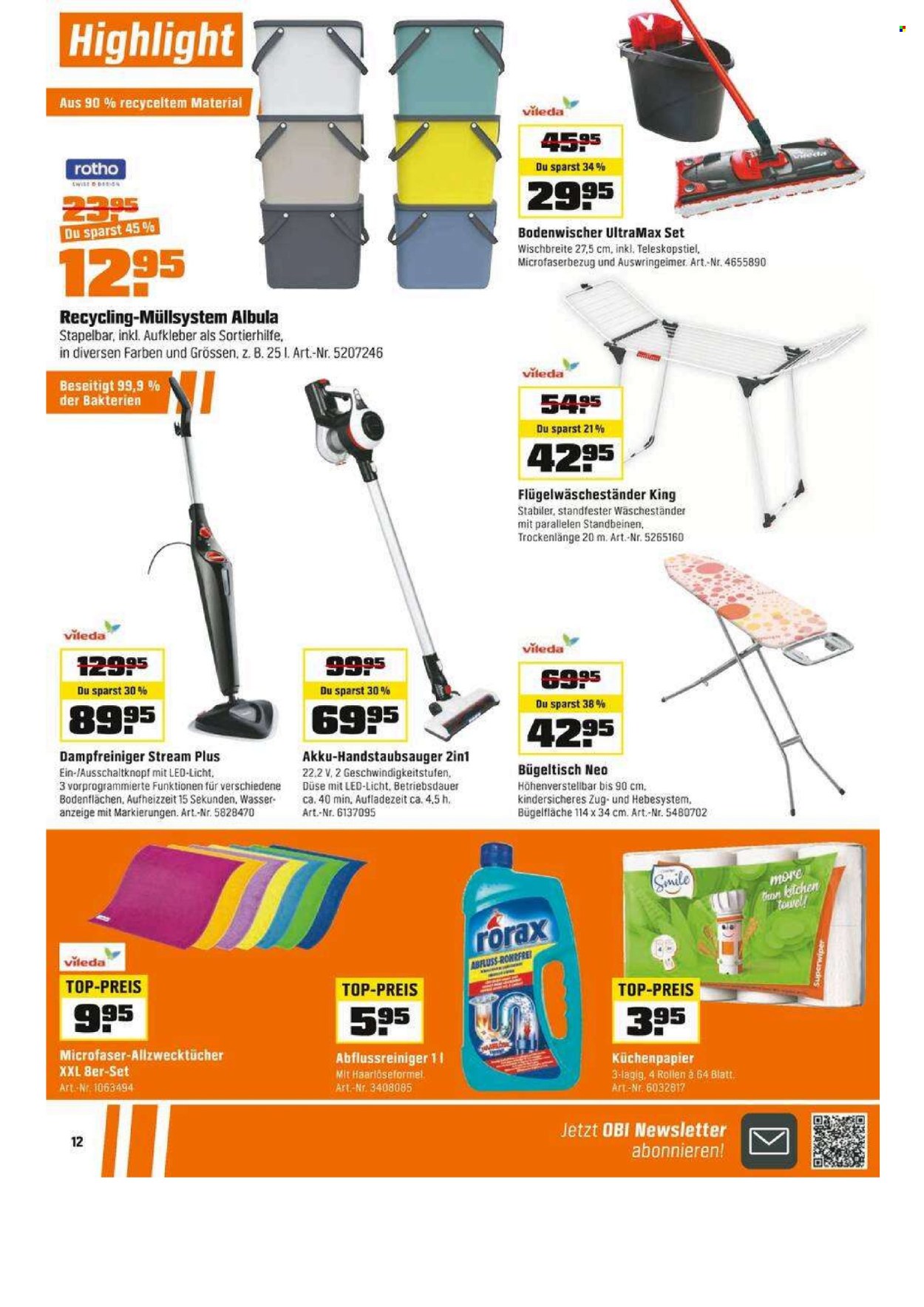 Volantino OBI - 20.7.2025 - 9.8.2025. Pagina 12