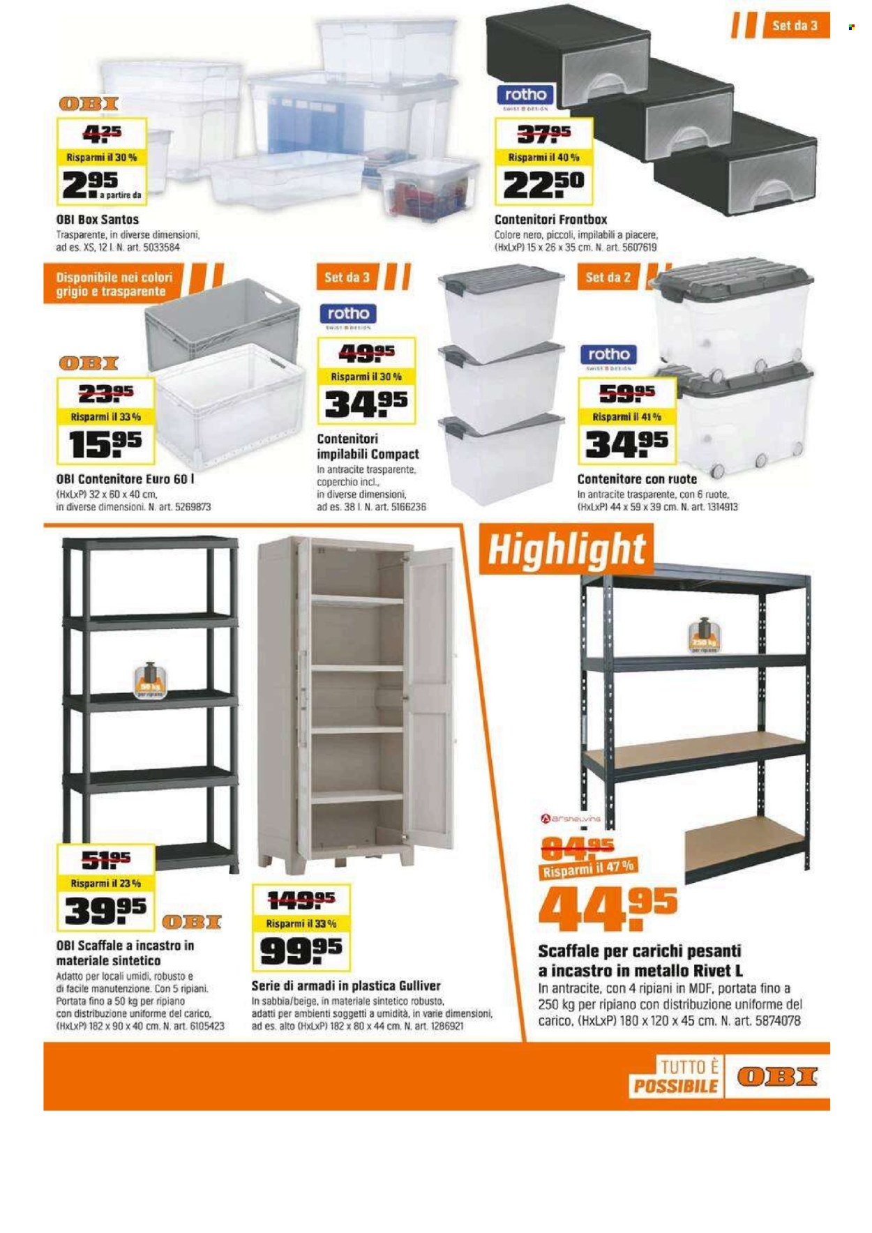 Volantino OBI - 20.7.2025 - 9.8.2025. Pagina 13