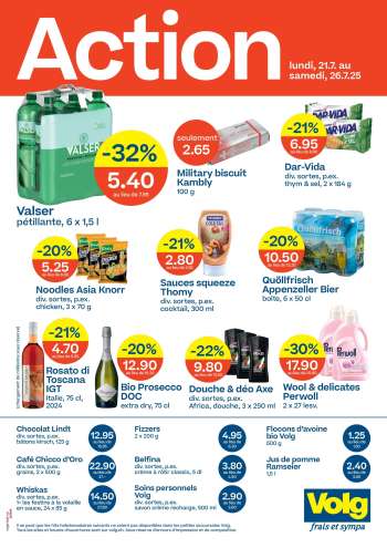 Catalogue Volg - 21.7.2025 - 26.7.2025.
