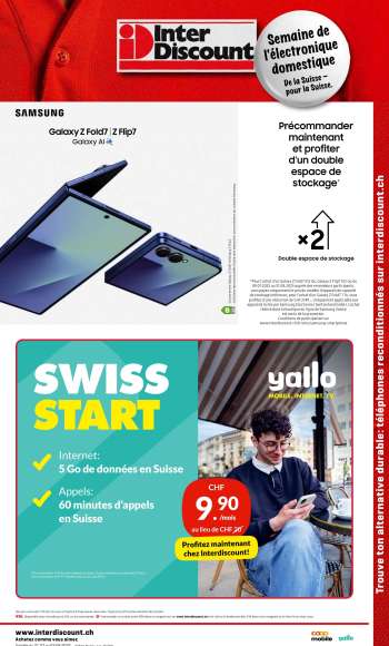 Catalogue Interdiscount - 21.7.2025 - 3.8.2025.