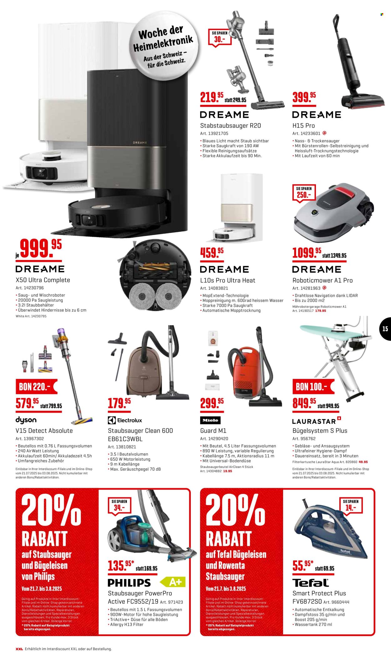 Volantino Interdiscount - 21.7.2025 - 3.8.2025. Pagina 15