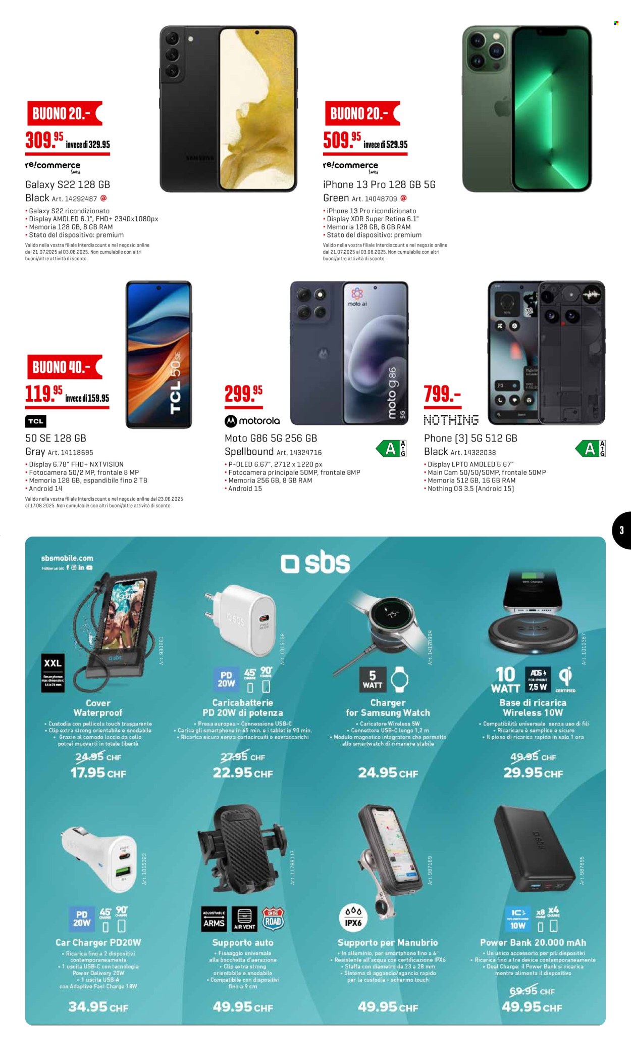 Volantino Interdiscount - 21.7.2025 - 3.8.2025. Pagina 3