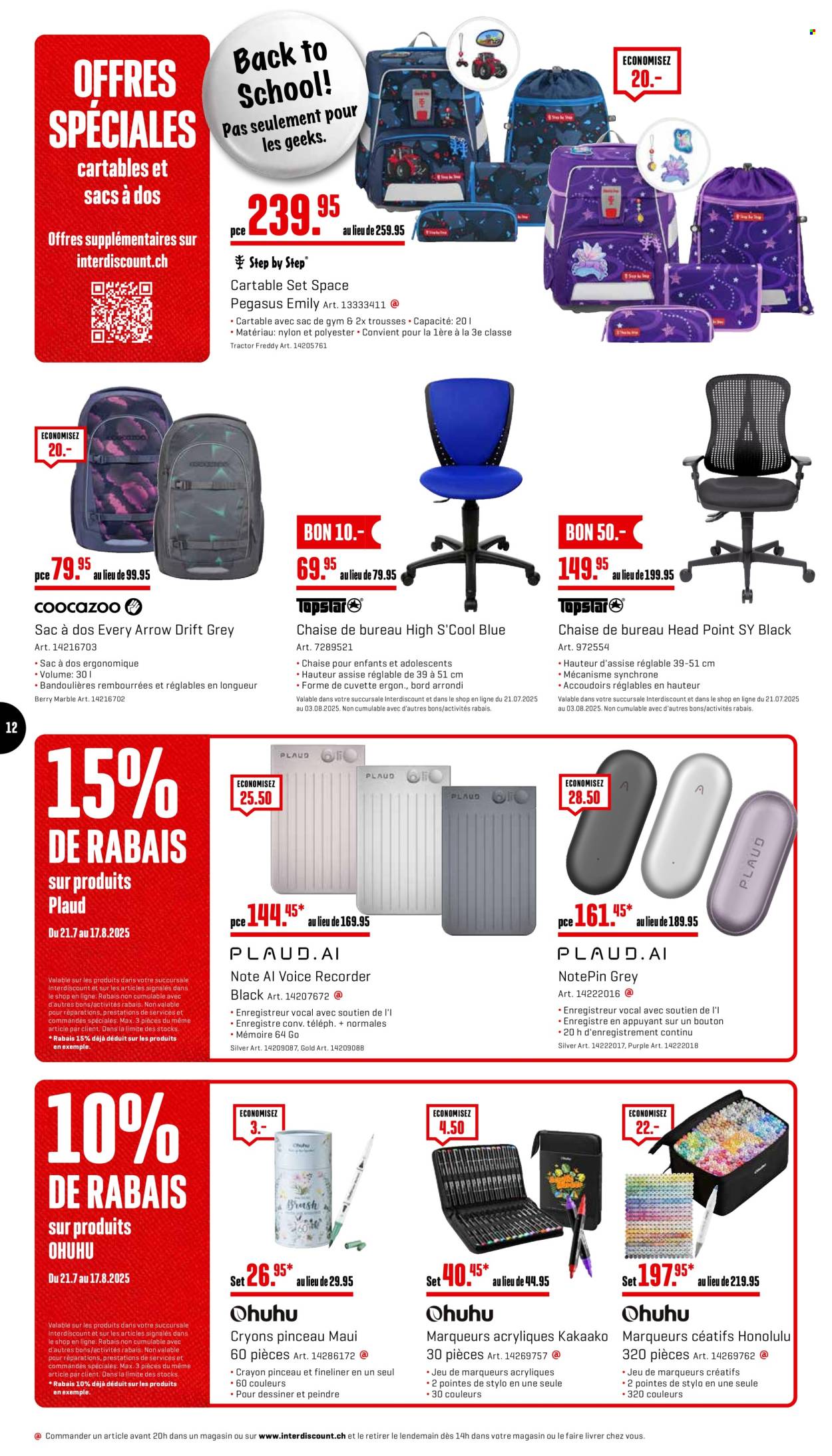Catalogue Interdiscount - 21.7.2025 - 3.8.2025. Page 12