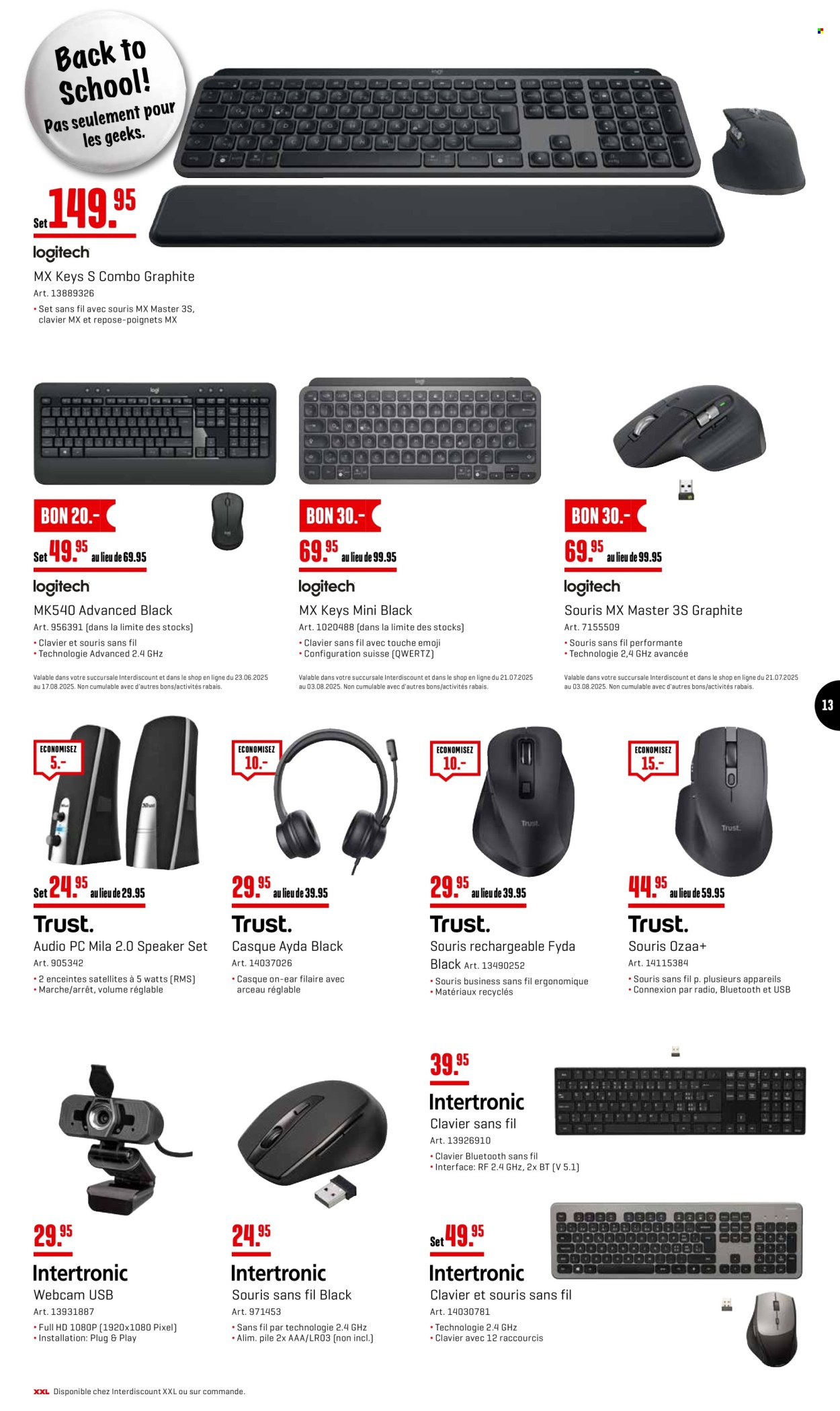 Catalogue Interdiscount - 21.7.2025 - 3.8.2025. Page 13
