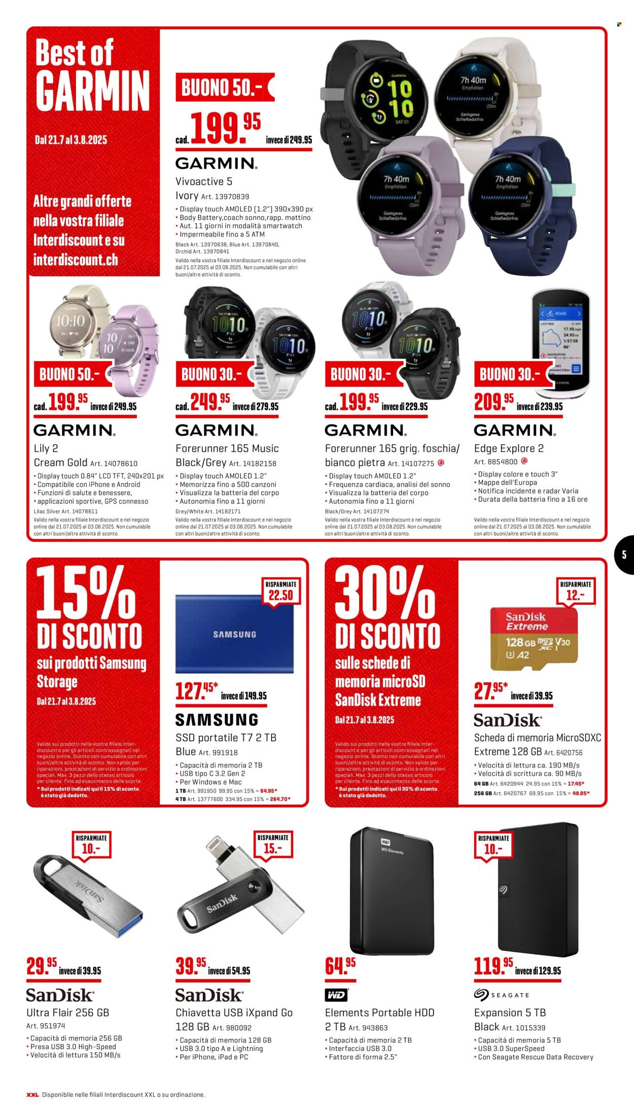 Volantino Interdiscount - 21.7.2025 - 3.8.2025. Pagina 5