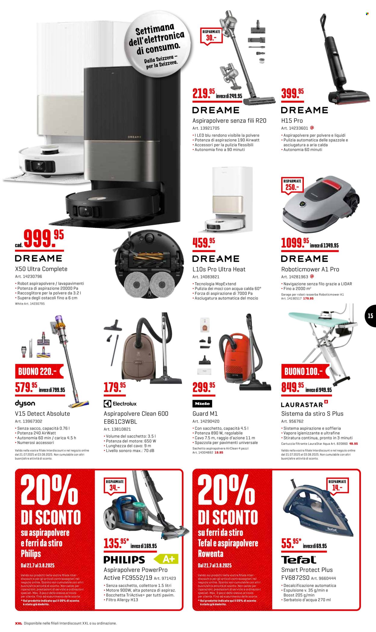 Volantino Interdiscount - 21.7.2025 - 3.8.2025. Pagina 15