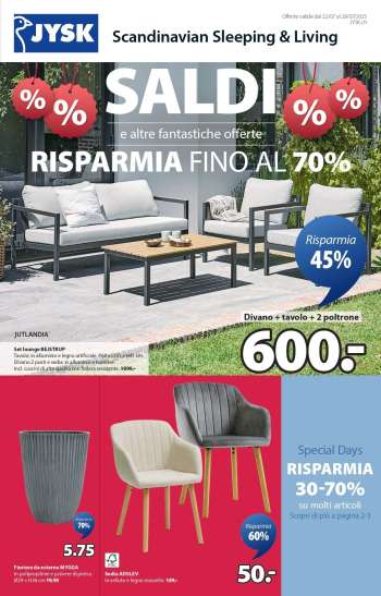 Catalogue JYSK - 22.7.2025 - 28.7.2025.