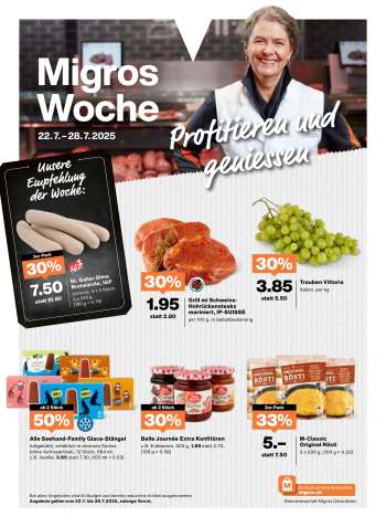 Catalogue Migros - 22.7.2025 - 28.7.2025.