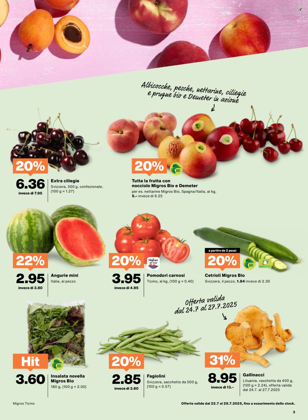 Volantino Migros - 22.7.2025 - 28.7.2025. Pagina 3