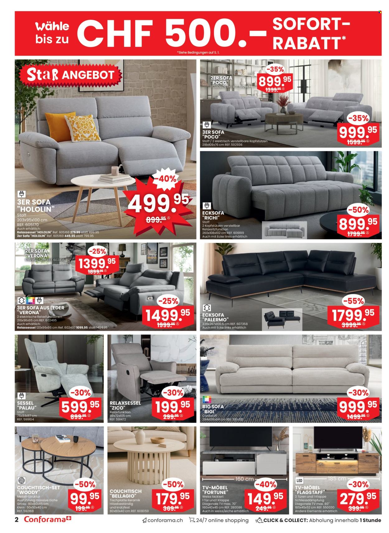 Volantino Conforama - 23.7.2025 - 5.8.2025. Pagina 2