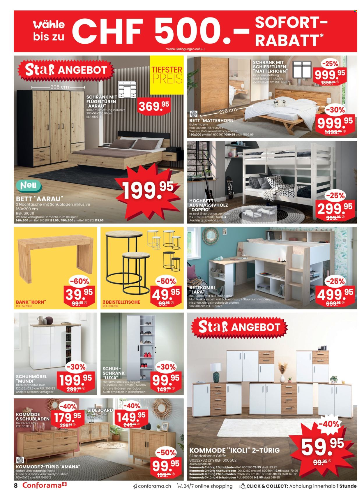 Volantino Conforama - 23.7.2025 - 5.8.2025. Pagina 8