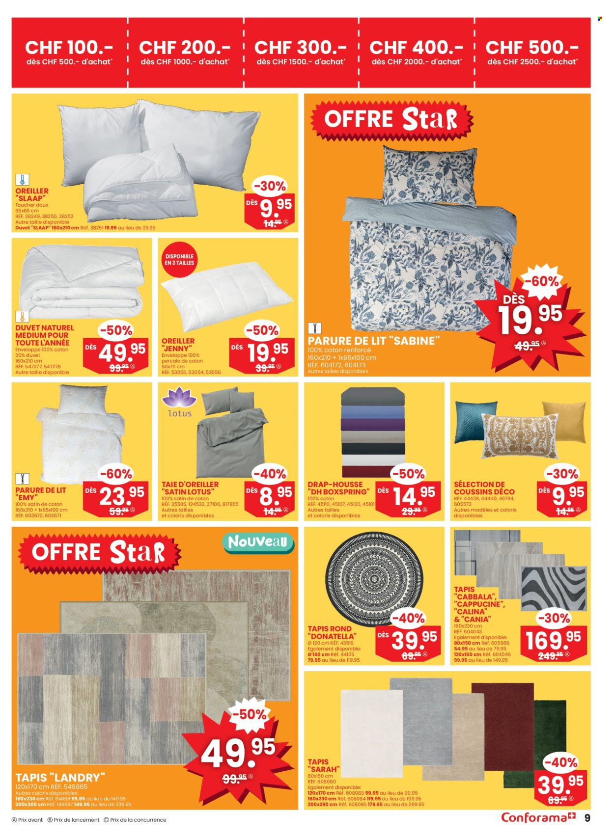 Volantino Conforama - 23.7.2025 - 5.8.2025. Pagina 9