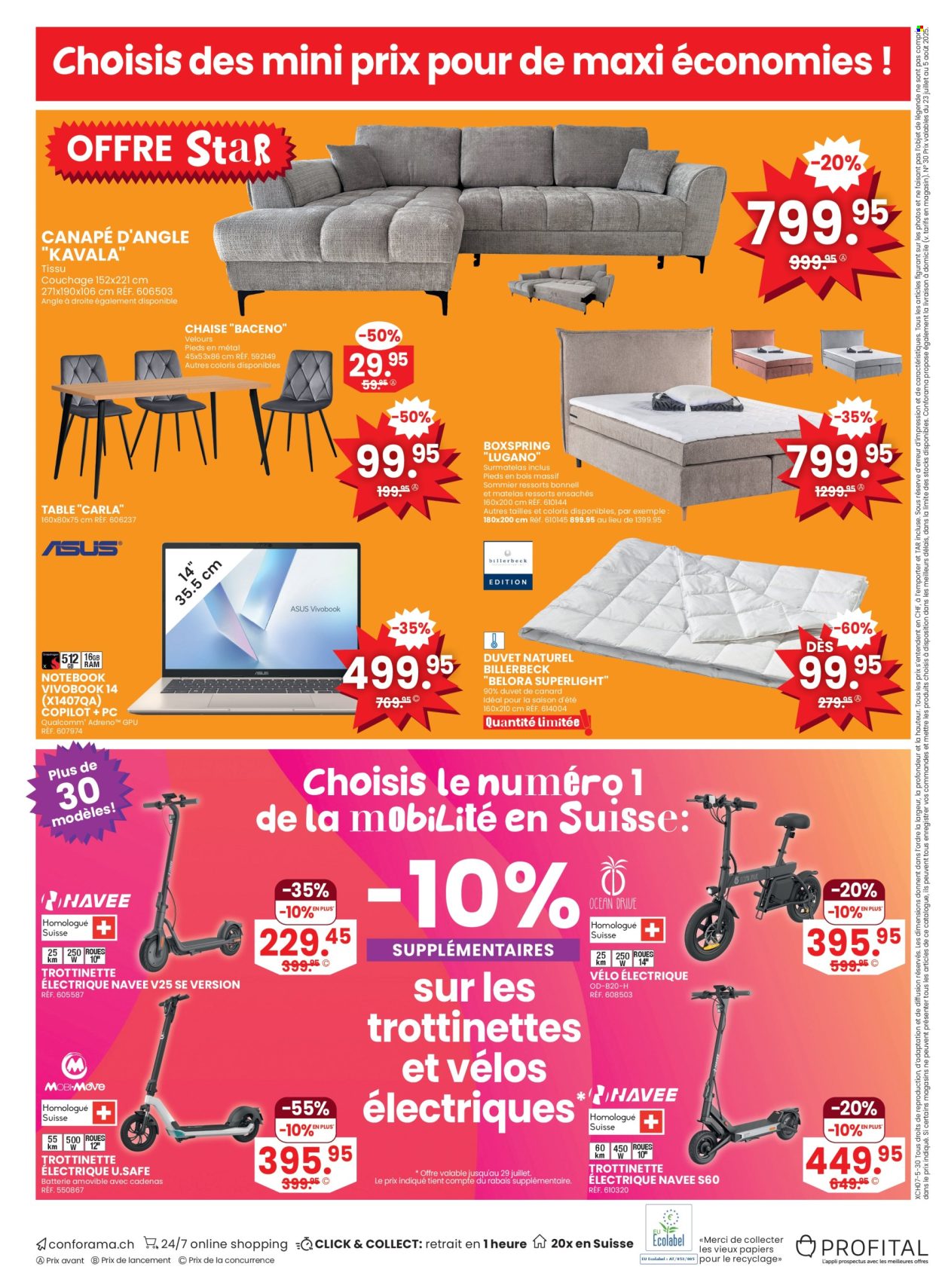Volantino Conforama - 23.7.2025 - 5.8.2025. Pagina 16