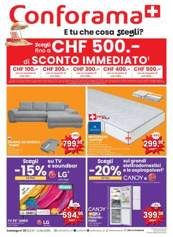 Catalogue Conforama - 23.7.2025 - 5.8.2025.