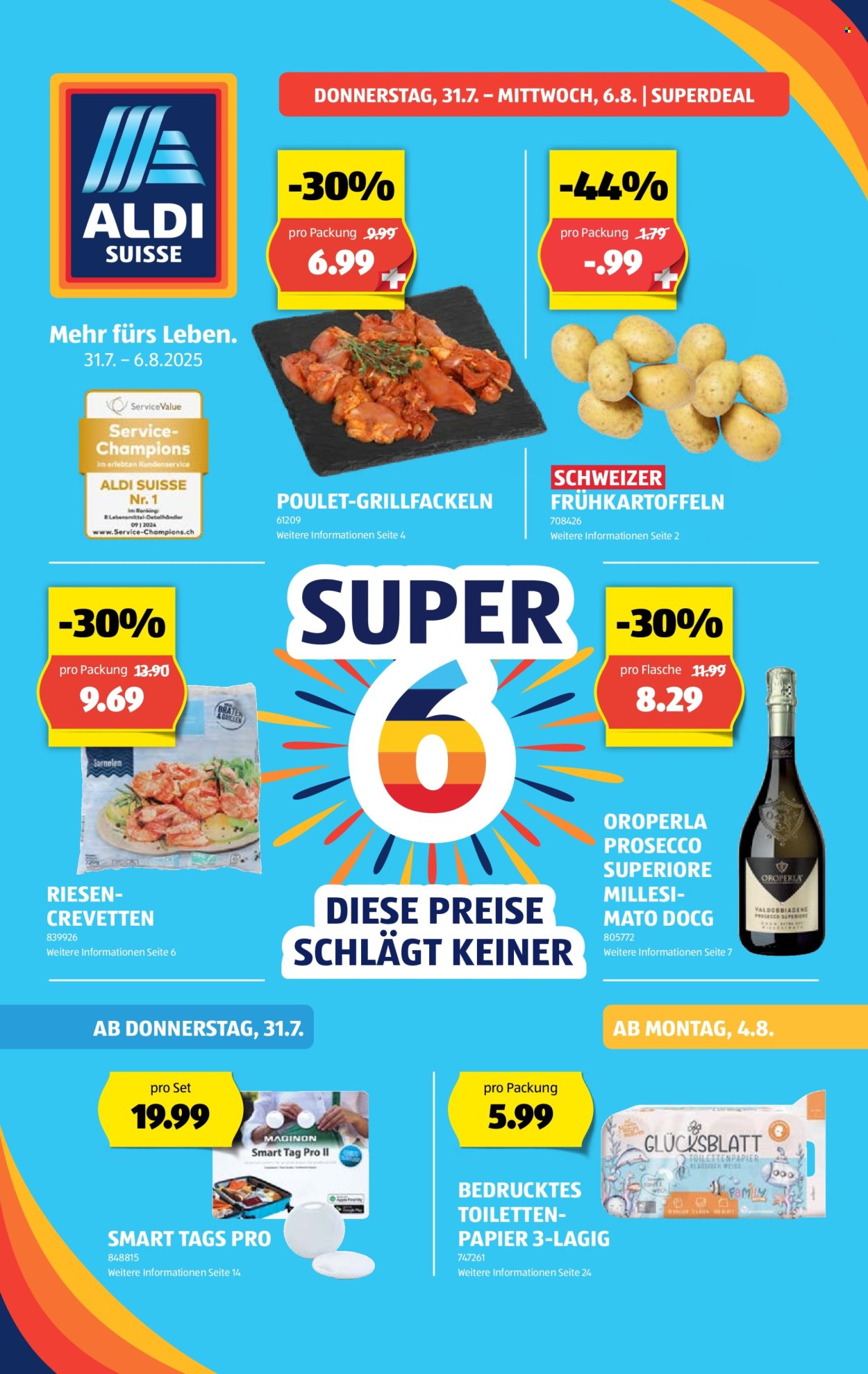 Volantino Aldi - 31.7.2025 - 6.8.2025. Pagina 1