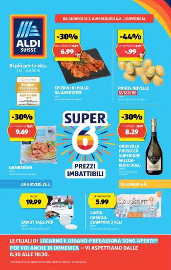 Volantino Aldi - 31.7.2025 - 6.8.2025.