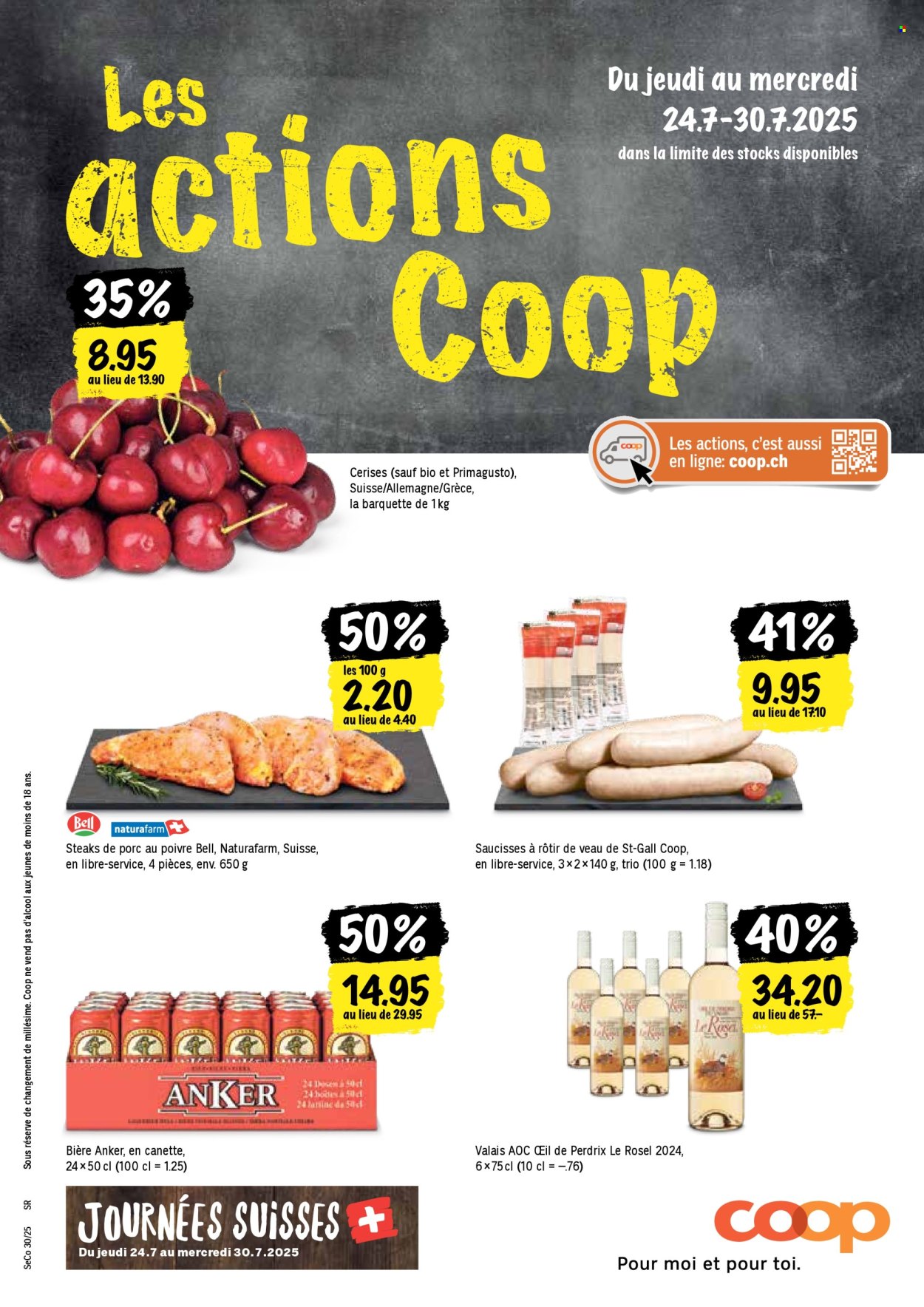 Prospekt Coop - 24.7.2025 - 30.7.2025. Seite 1