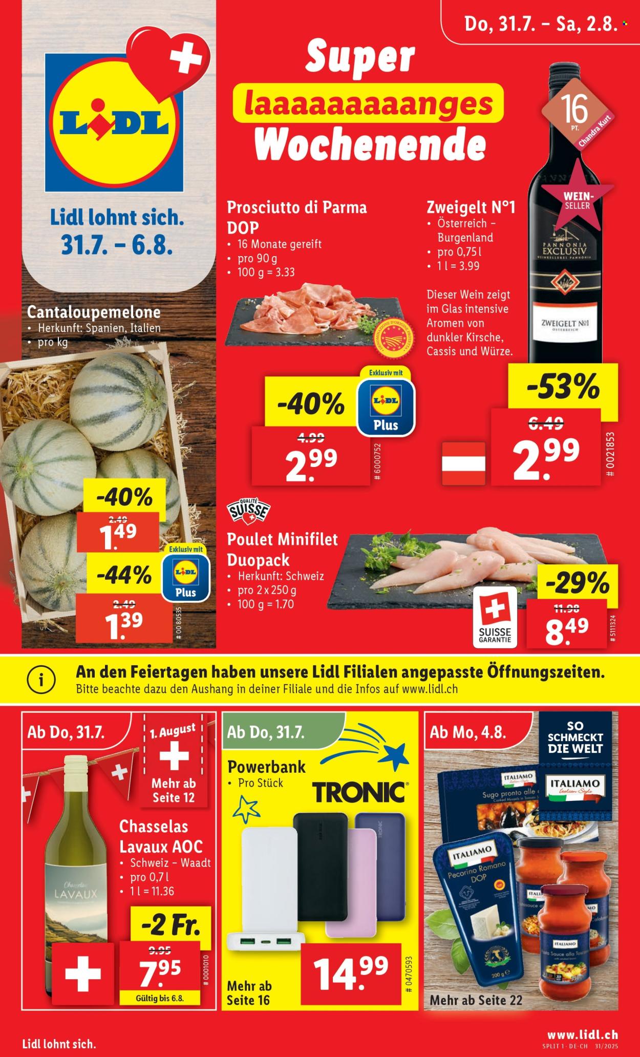 Volantino Lidl - 31.7.2025 - 6.8.2025. Pagina 1