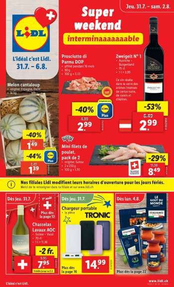 Prospekte Lidl - 31.7.2025 - 6.8.2025.
