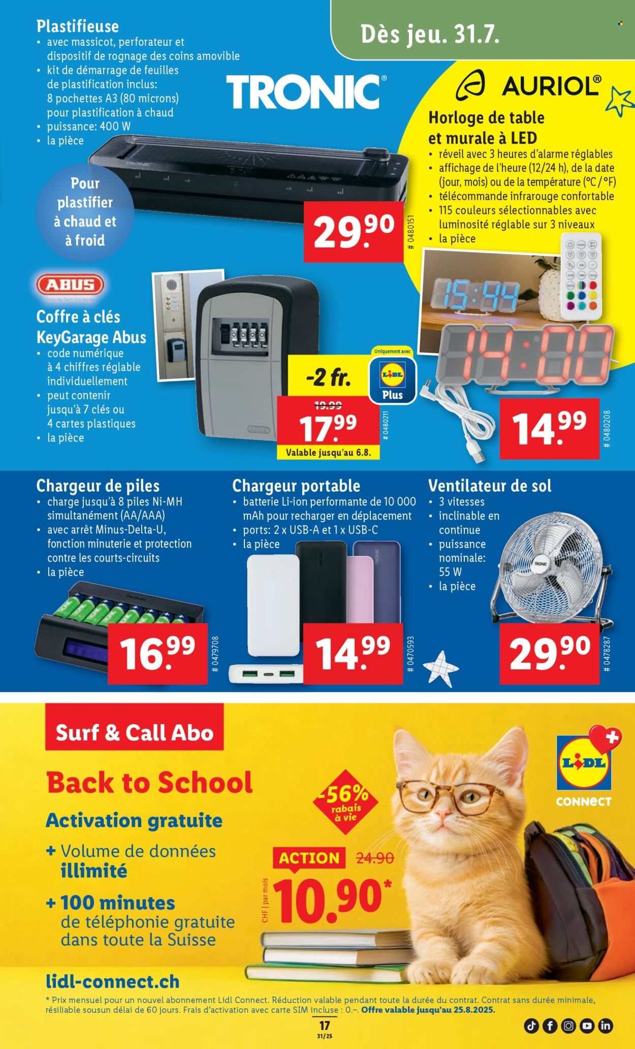 Catalogue Lidl - 31.7.2025 - 6.8.2025. Page 19