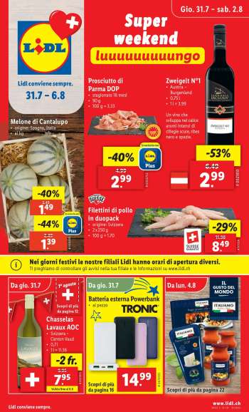 Prospekte Lidl - 31.7.2025 - 6.8.2025.