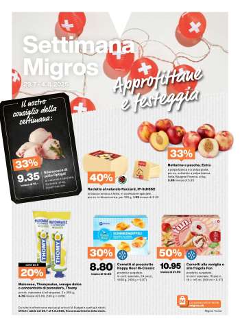 Prospekte Migros - 29.7.2025 - 4.8.2025.
