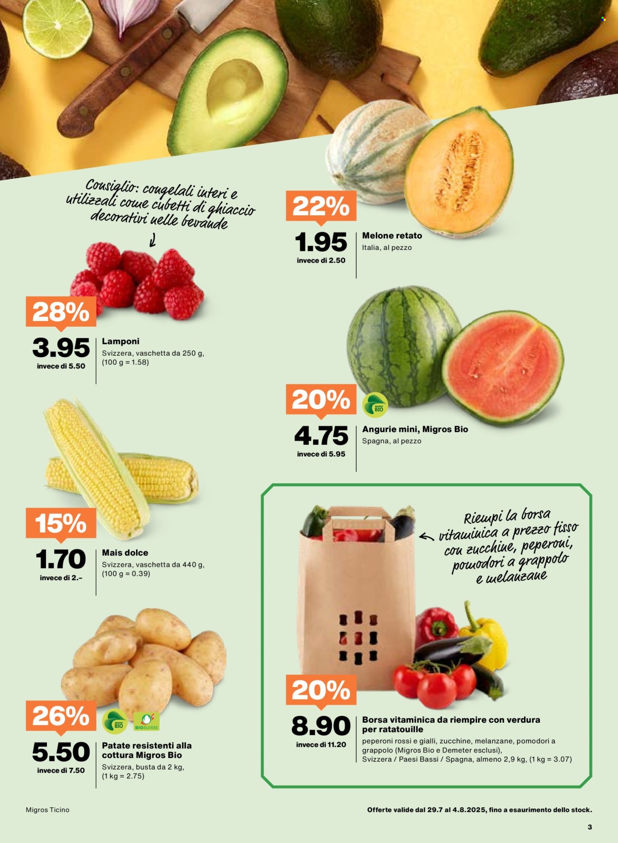 Catalogue Migros - 29.7.2025 - 4.8.2025. Page 3