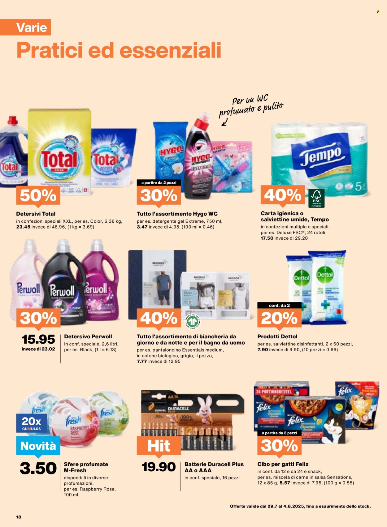 Catalogue Migros - 29.7.2025 - 4.8.2025. Page 18