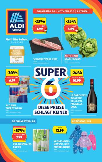 Volantino Aldi - 7.8.2025 - 13.8.2025.