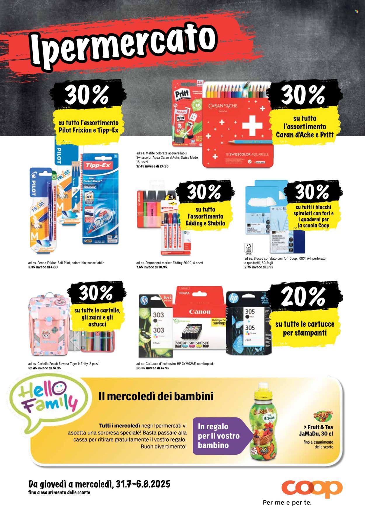 Prospekt Coop - 31.7.2025 - 6.8.2025. Seite 24