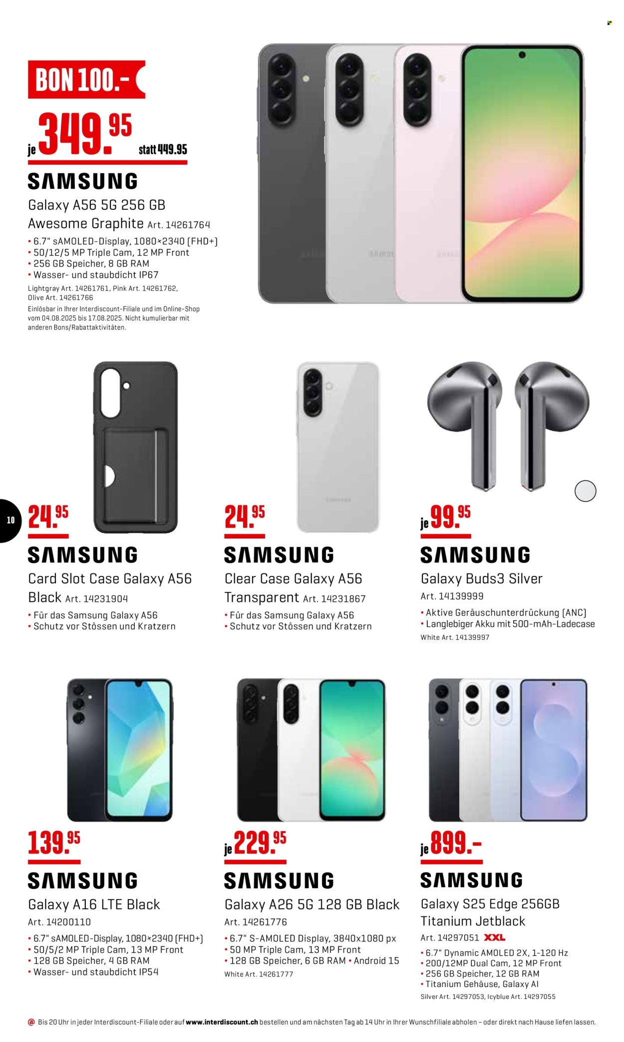 Volantino Interdiscount - 4.8.2025 - 17.8.2025. Pagina 10