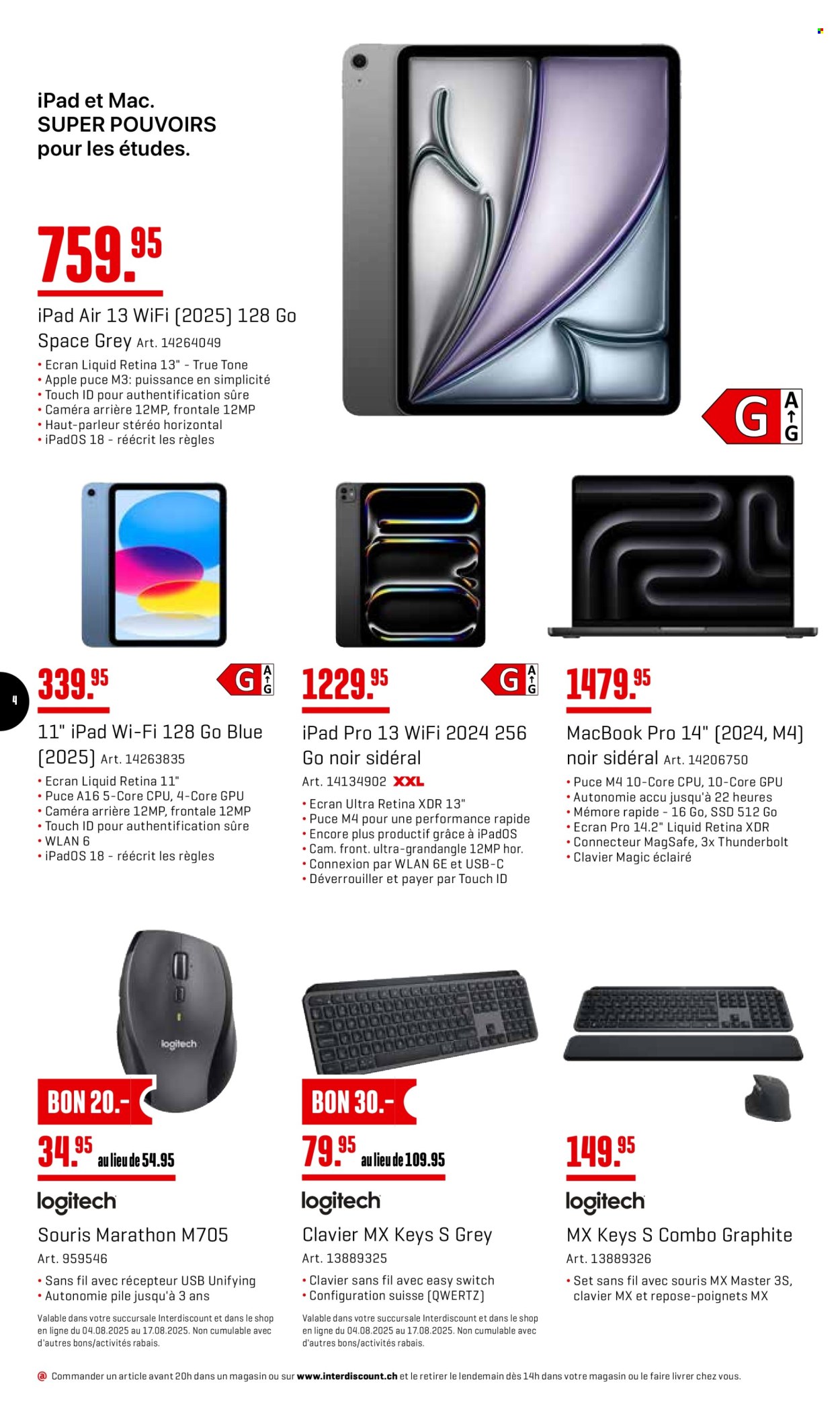 Volantino Interdiscount - 4.8.2025 - 17.8.2025. Pagina 4