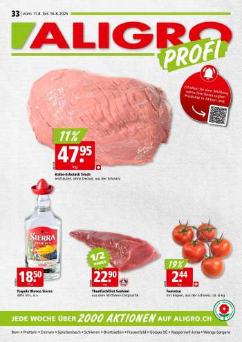 Prospekte ALIGRO - 11.8.2025 - 16.8.2025.