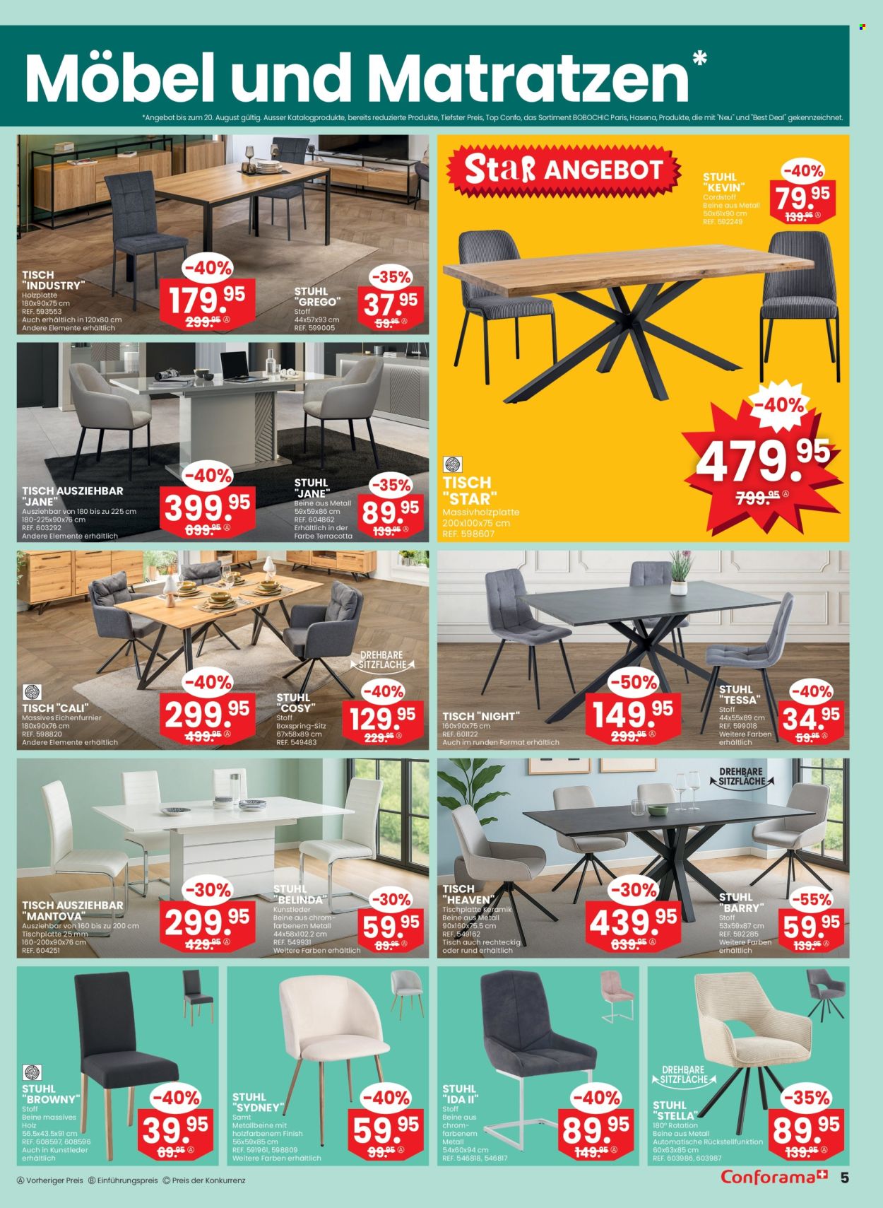 Volantino Conforama - 6.8.2025 - 26.8.2025. Pagina 5