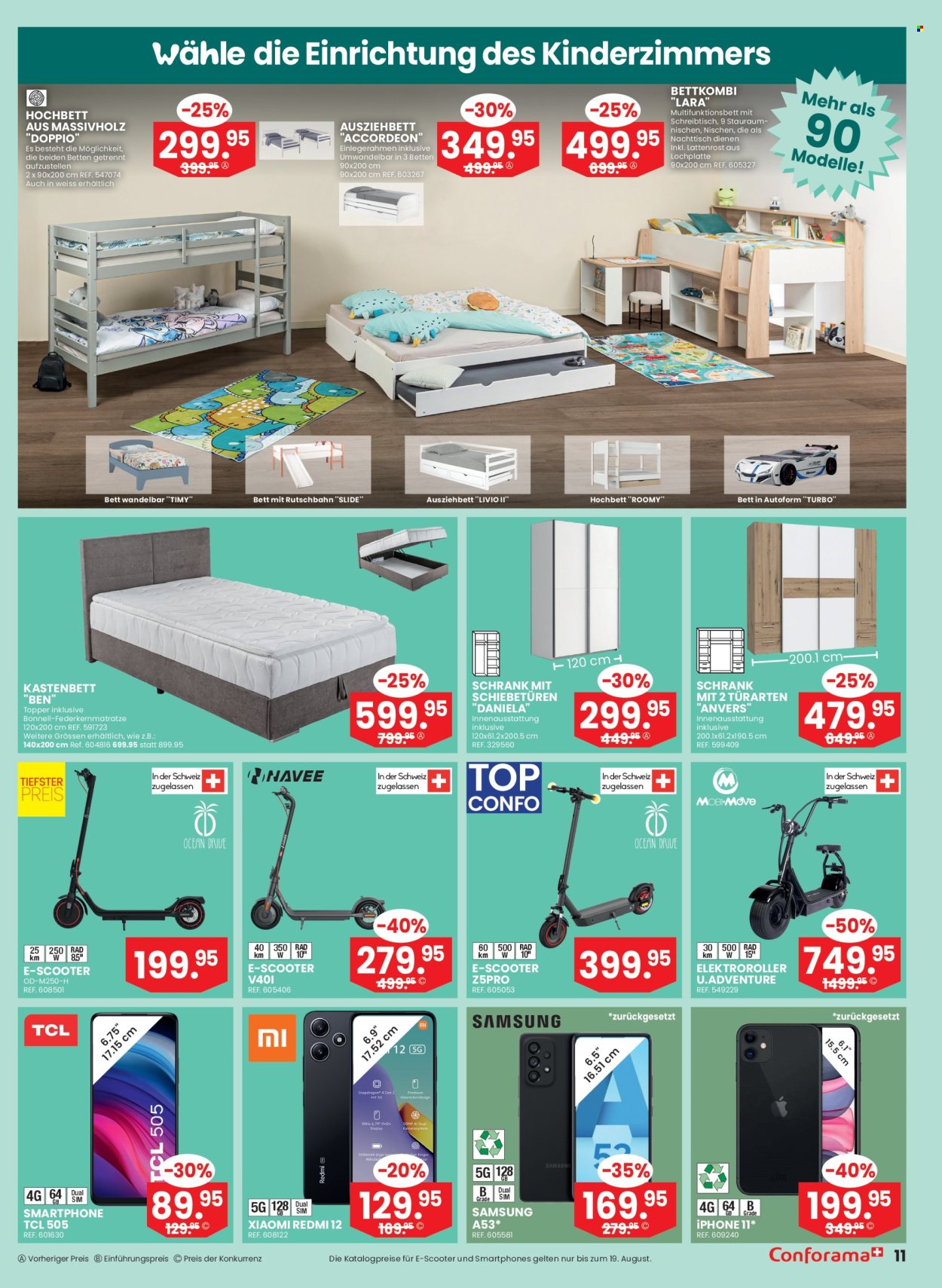 Volantino Conforama - 6.8.2025 - 26.8.2025. Pagina 11